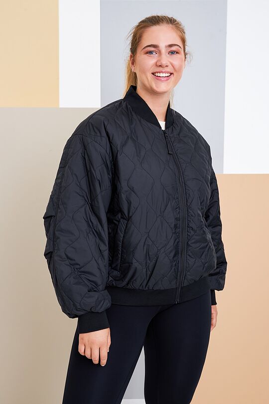 Short jacket with Thermore thermal insulation 1 | BLACK | Audimas