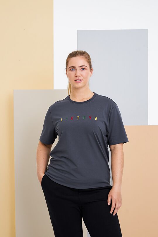 Lithuanian Basketball Centenary T-shirt 1 | EBONY E99 | Audimas