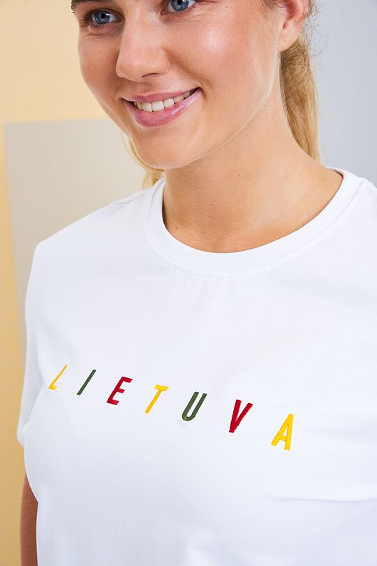 Lithuanian Basketball Centenary T-shirt 2 | WHITE E99 | Audimas