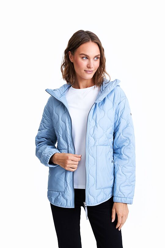 Short quilted transitional jacket 4 | BLUE | Audimas