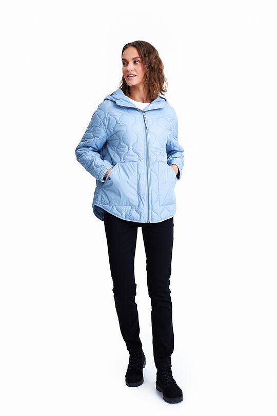 Short quilted transitional jacket 5 | BLUE | Audimas