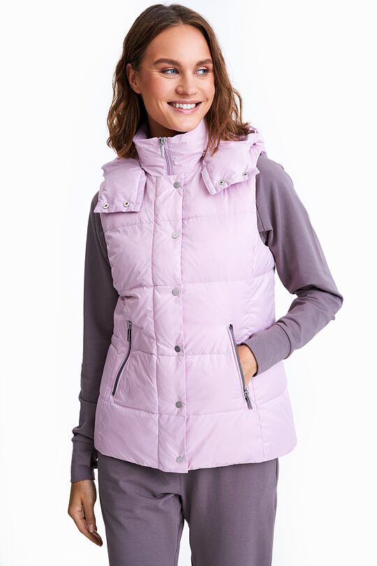 Puffer down vest 1 | PINK | Audimas