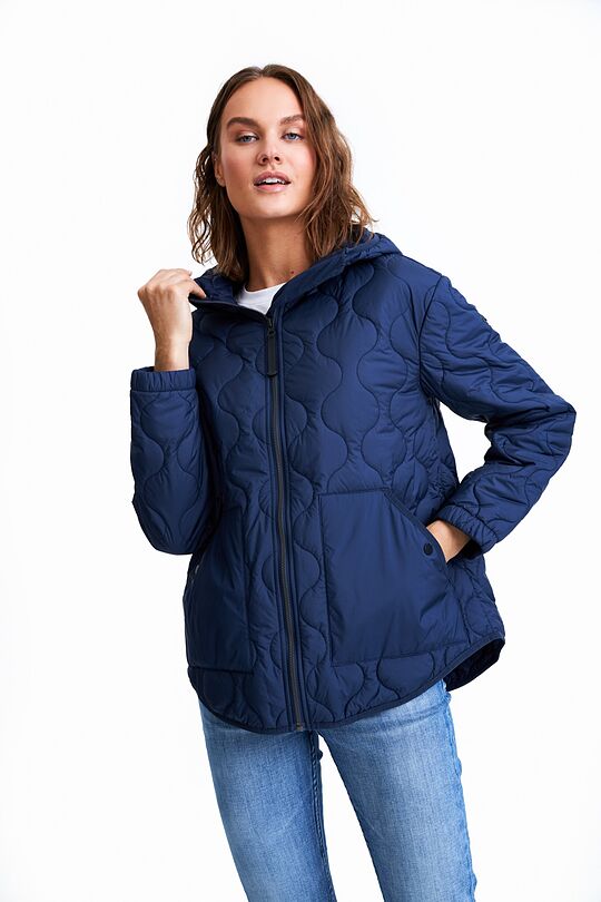 Short quilted transitional jacket 1 | BLUE | Audimas
