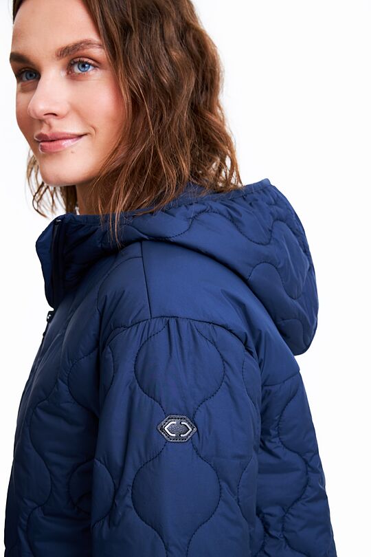 Short quilted transitional jacket 3 | BLUE | Audimas