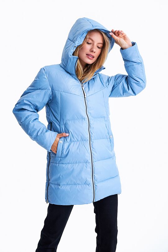 Long puffer down jacket 1 | BLUE | Audimas