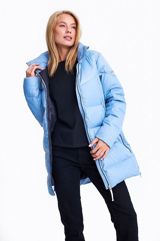 Long puffer down jacket 7 | BLUE | Audimas