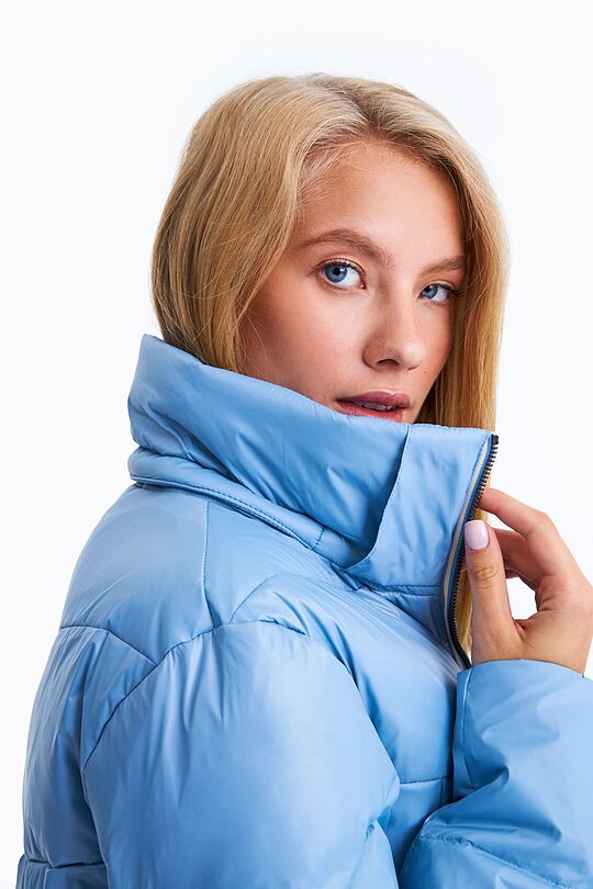 Long puffer down jacket 8 | BLUE | Audimas