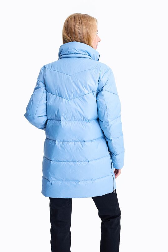 Long puffer down jacket 9 | BLUE | Audimas