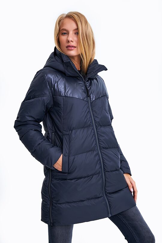 Long puffer down jacket 1 | BLACK | Audimas