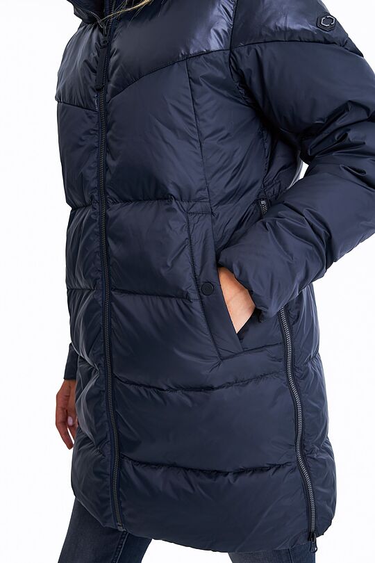 Long puffer down jacket 6 | BLACK | Audimas