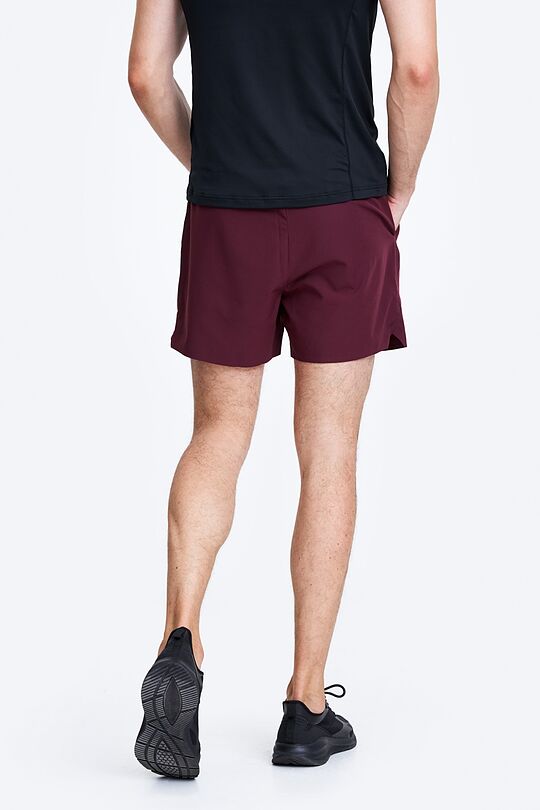 Stretch fabric shorts 4 | BURGUND | Audimas