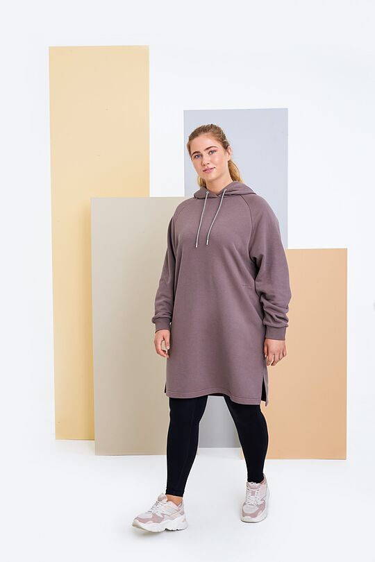 Sweatshirt dress 1 | BROWN | Audimas