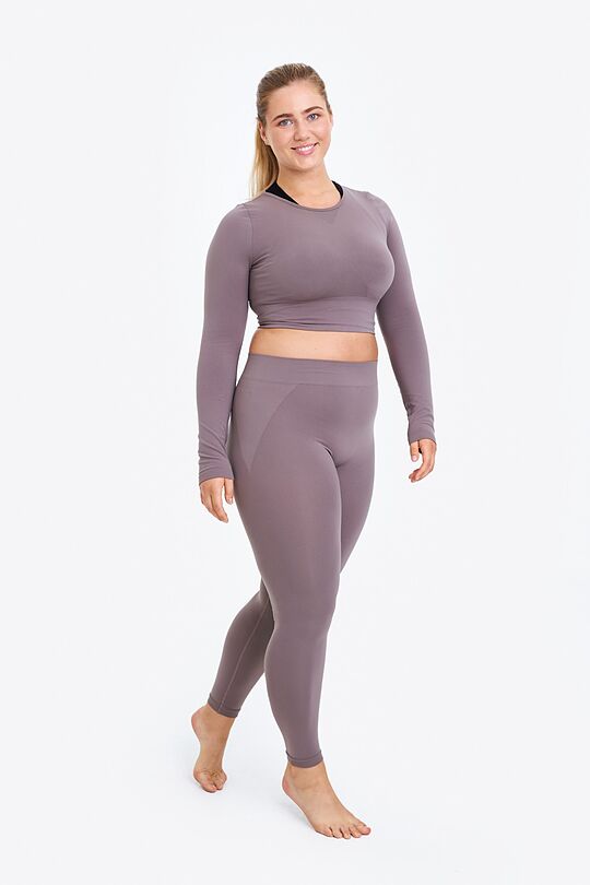 Seamless leggings 6 | BROWN | Audimas