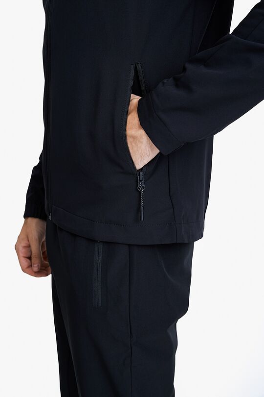 Stretch zip-through sweatshirt 4 | BLACK | Audimas