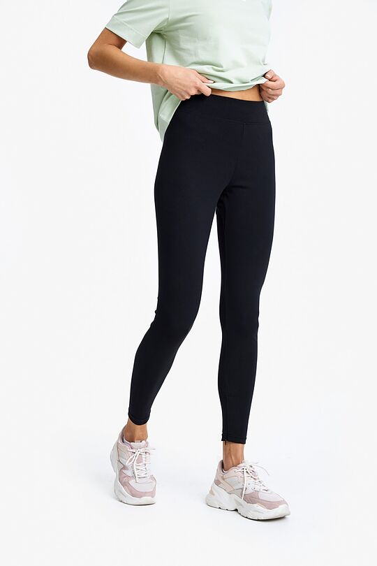 Cotton leggings 2 | BLACK | Audimas