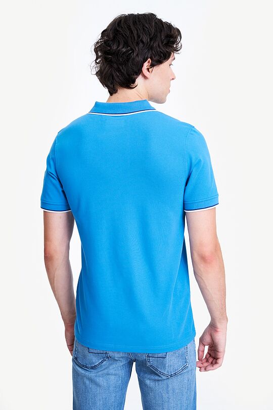 Organic cotton polo t-shirt 2 | BLUE | Audimas