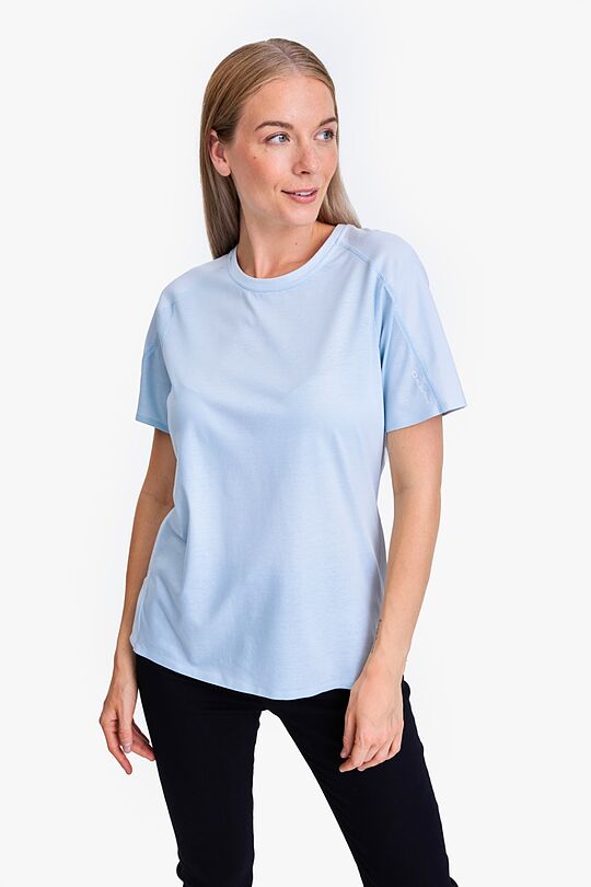 Organic cotton short sleeve top 1 | BLUE | Audimas