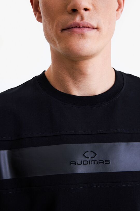 Cotton t-shirt 2 | BLACK | Audimas