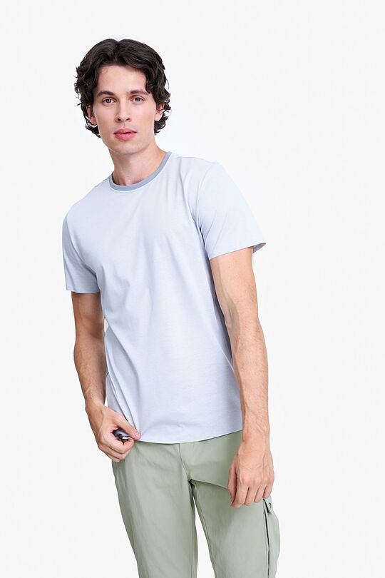 Organic cotton short sleeve top 1 | GREY | Audimas