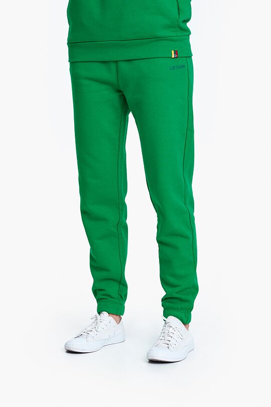 Oversized terry sweatpants 2 | GREEN | Audimas