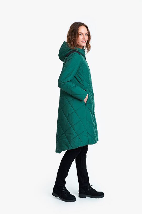 Thermore insulated quilted coat 3 | GREEN | Audimas