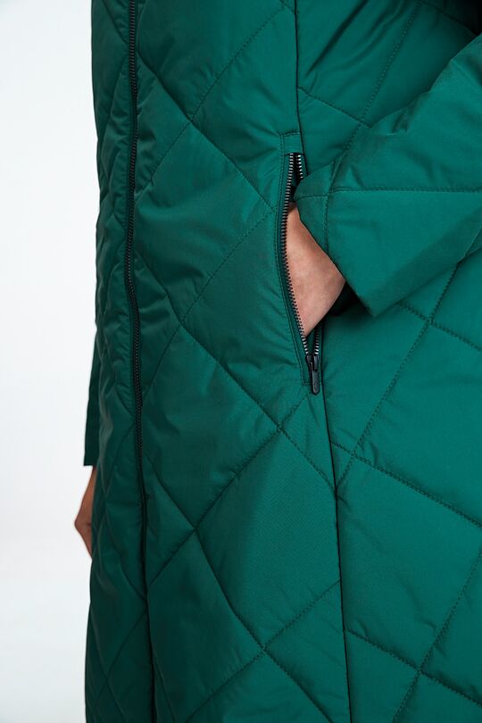 Thermore insulated quilted coat 4 | GREEN | Audimas