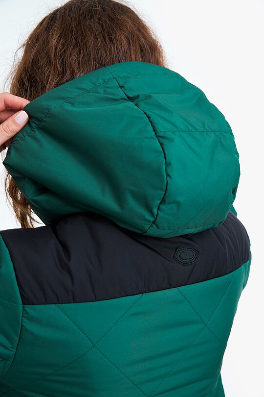 Thermore insulated quilted coat 5 | GREEN/ KHAKI / LIME GREEN | Audimas