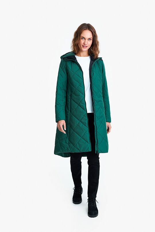 Thermore insulated quilted coat 6 | GREEN/ KHAKI / LIME GREEN | Audimas