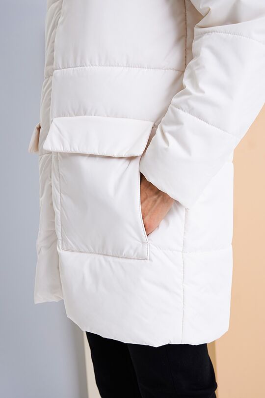Coat with Thermore thermal insulation 5 | WHITE | Audimas