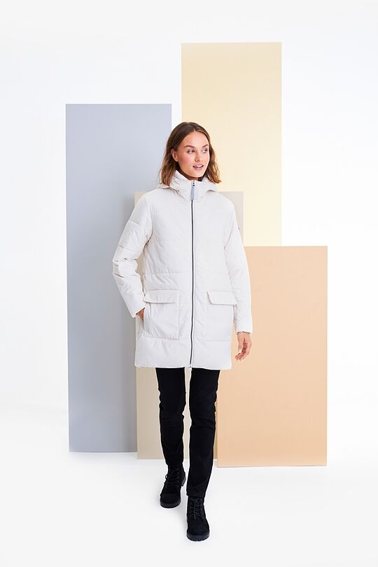 Coat with Thermore thermal insulation 9 | WHITE | Audimas