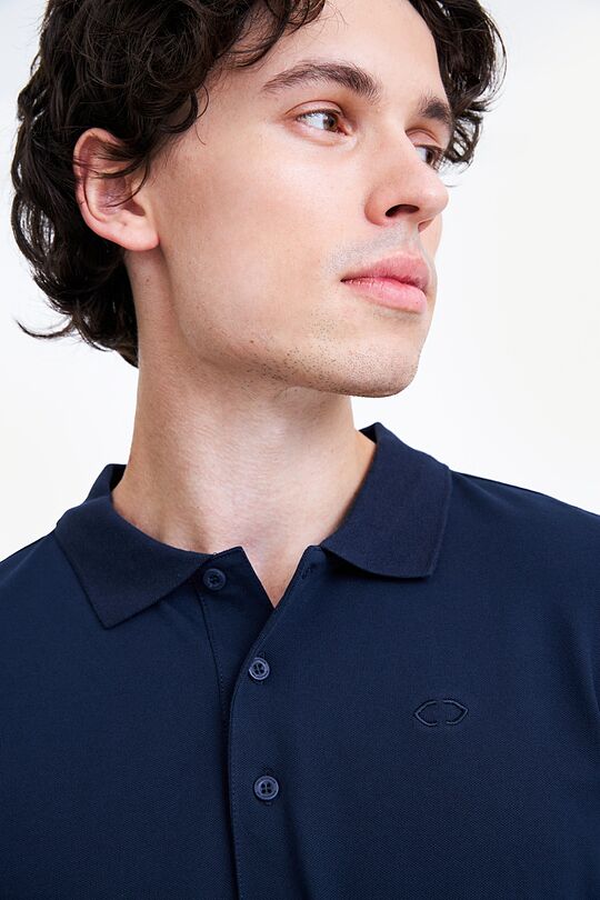 Organic cotton long sleeve t-shirt 3 | BLUE | Audimas