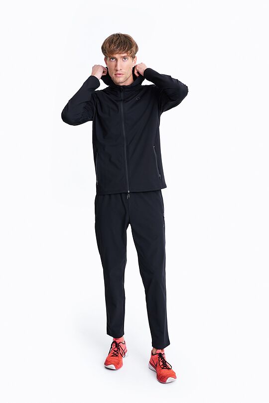 Stretch zip-through hoodie 5 | BLACK | Audimas