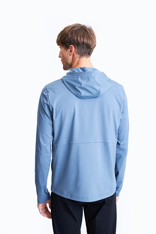 Stretch zip-through hoodie 2 | BLUE | Audimas
