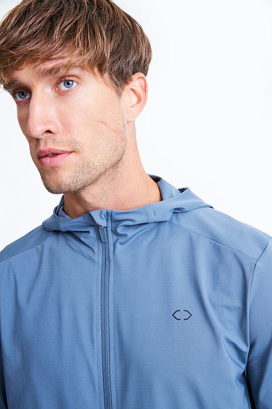 Stretch zip-through hoodie 3 | BLUE | Audimas