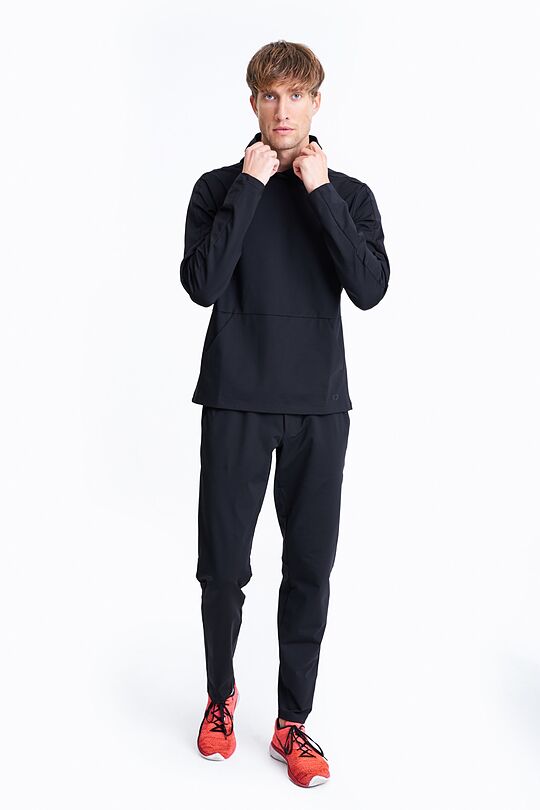 Stretch slim fit sweatpants 1 | BLACK | Audimas