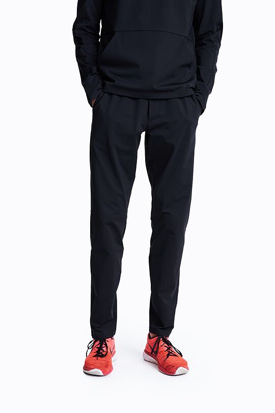 Stretch slim fit sweatpants 2 | BLACK | Audimas