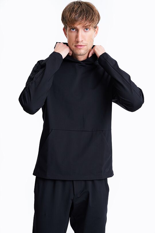 Stretch hoodie 1 | BLACK | Audimas