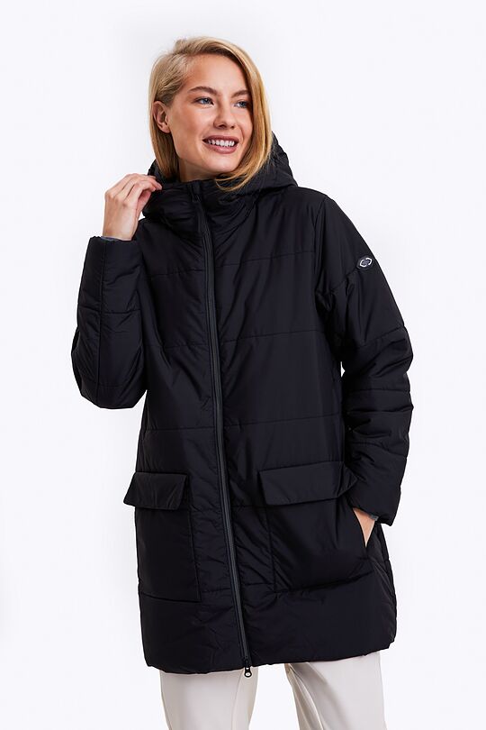 Coat with Thermore thermal insulation 2 | BLACK | Audimas