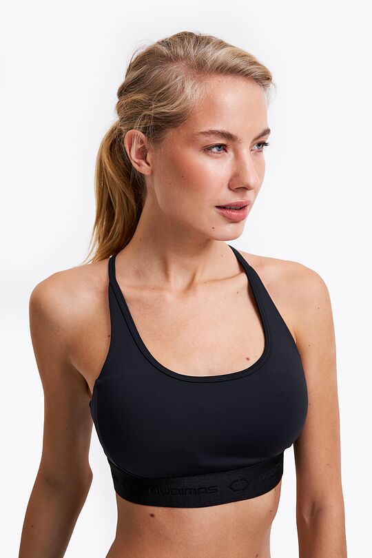 Medium support sports bra 1 | BLACK | Audimas