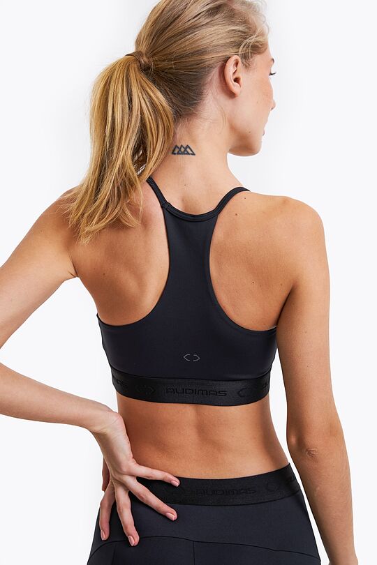 Medium support sports bra 2 | BLACK | Audimas