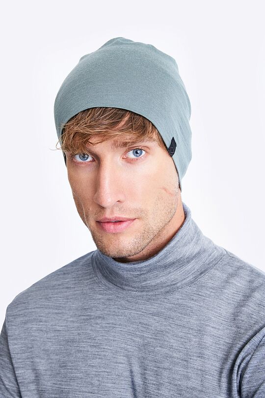 Knitted merino wool hat 3 | CHAKI | Audimas