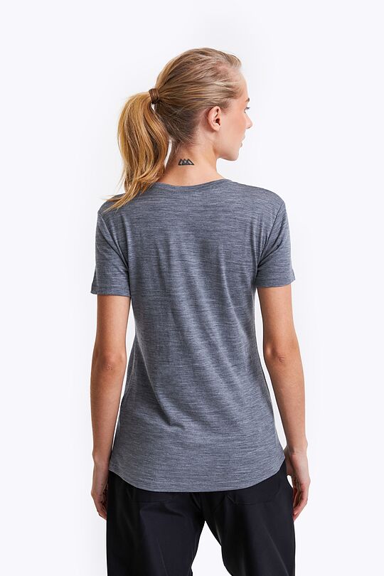 Merino wool short sleeve T-shirt 2 | GREY | Audimas