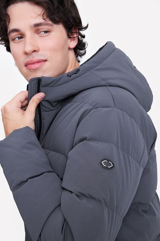 Puffer down jacket with 5 000 membrane 3 | GREY | Audimas
