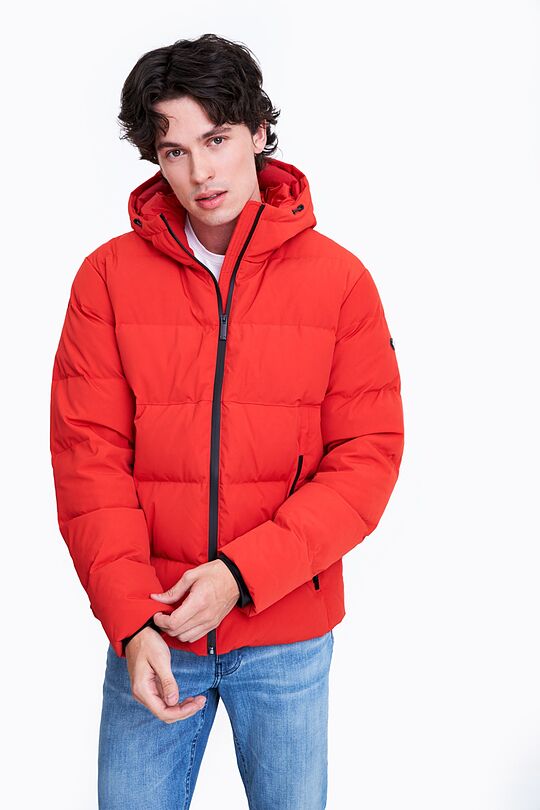 Puffer down jacket with 5 000 membrane 3 | RED | Audimas