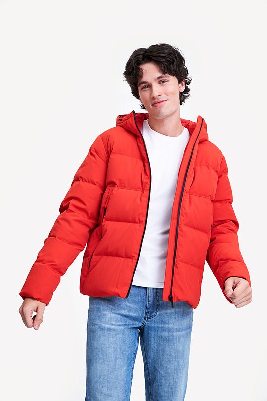 Puffer down jacket with 5 000 membrane 7 | RED | Audimas