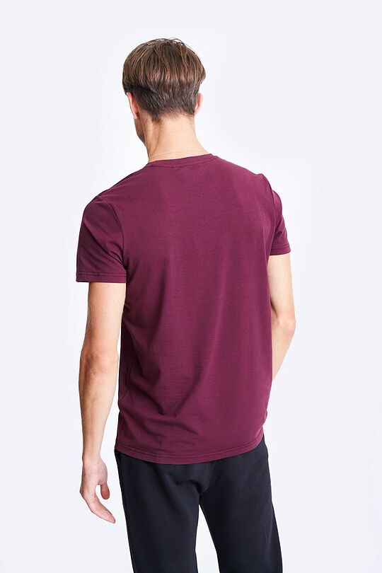 Cotton essential t-shirt 2 | BORDO | Audimas