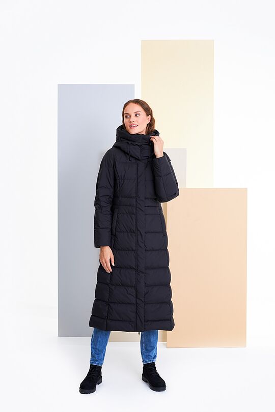 Long down jacket 1 | BLACK | Audimas