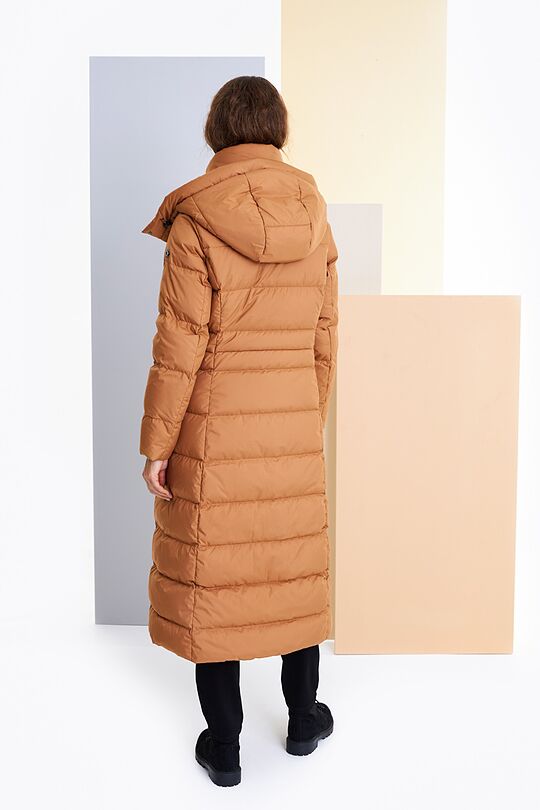 Long down jacket 2 | BROWN | Audimas