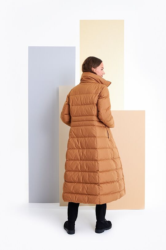 Long down jacket 5 | BROWN | Audimas