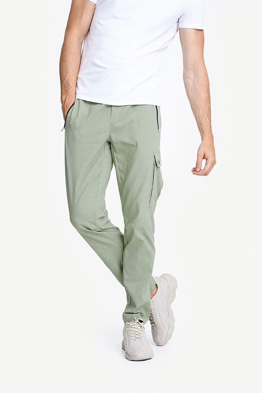 Woven cargo trousers 2 | GREEN | Audimas